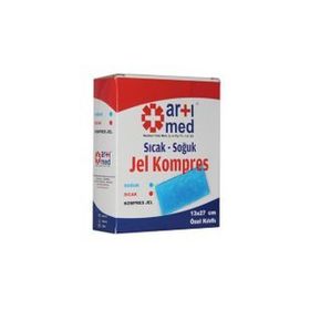 Artımed 13x27 cm Kılıflı Sıcak-Soğuk Jel Kompres