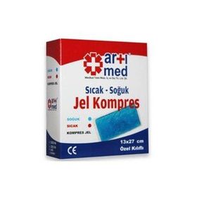 Artımed 13x27 cm Kılıflı Sıcak-Soğuk Jel Kompres