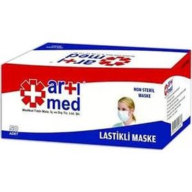 Artımed 3 Katlı Meltblown Filtreli 50 Adet Cerrahi Maske