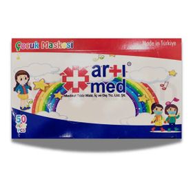 Artımed Meltblown Beyaz 3 Katlı 50'li Telli Çocuk Cerrahi Maske