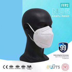Artımed N95 FFP2 NR 5 Katlı 10 Adet Koruyucu Maske