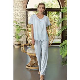 Artış 10215 Mavi Kadın Pijama Takımı