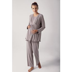 Artış 13201 Uzun Kollu Esnek Pamuklu Kadın Pijama Takımı