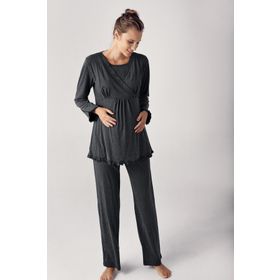 Artış 13201 Uzun Kollu Esnek Pamuklu Kadın Pijama Takımı