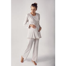 Artış 13201 Uzun Kollu Esnek Pamuklu Kadın Pijama Takımı