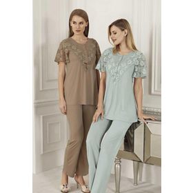 Artış 6201 Kadın Kısa Kollu Pijama Takımı