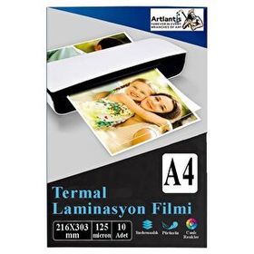 Artlantis A4 125 Mikron 10 Adet Parlak Laminasyon Filmi