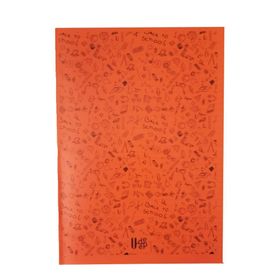 Artlantis Plastik Kapak A4 Kareli 60 Sayfa Desenli Kapak Turuncu Defter