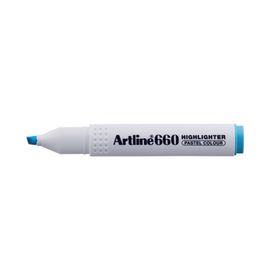 Artline 1.0-4.0 mm Pastel Mavi 12 Adet Kesik Uçlu Fosforlu Kalem