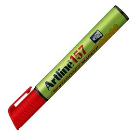 Artline 157 2 mm Kırmızı Beyaz Tahta Kalemi
