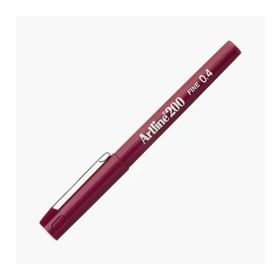 Artline 200 Fineliner 0.4 mm Koyu Kırmızı Çizim Kalemi