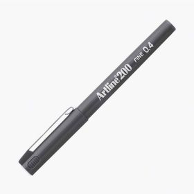 Artline 200 Gri 0.4 mm Keçe Uçlu Kalem