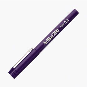 Artline 200 Mor 0.4 mm Keçe Uçlu Kalem