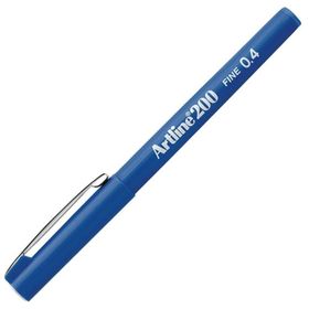 Artline 200N 04 mm Mavi Fineliner Keçe Uçlu Yazı Kalemi