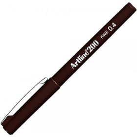 Artline 200N Fine 0.4 mm Koyu Kahverengi Keçe Uçlu Yazı Kalemi
