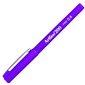 Artline 200N Fine 0.4 mm Mor Keçe Uçlu Yazı Kalemi