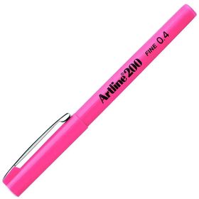 Artline 200N Fine 0.4 mm Pembe Keçe Uçlu Yazı Kalemi