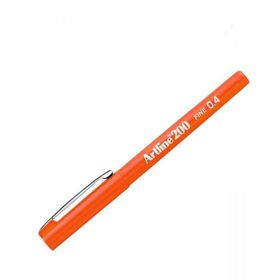 Artline 200N Fine 0.4 mm Turuncu Keçe Uçlu Yazı Kalemi
