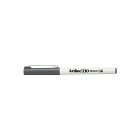 Artline 210 0.6 mm Medium Liner Gri Keçe Uçlu Kalem