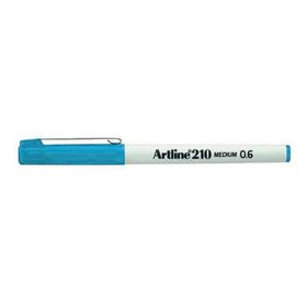 Artline 210N 0.6 mm Açık Mavi Keçe Uçlu Yazı Kalemi