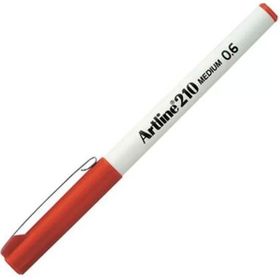 Artline 210N 0.6 mm Koyu Kırmızı Keçe Uçlu Yazı Kalemi
