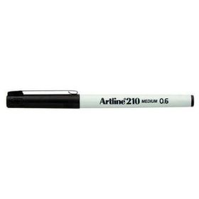Artline 210N 0.6 mm Koyu Siyah Çizim Kalemi