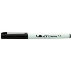 Artline 210N 0.6 mm Koyu Siyah Çizim Kalemi