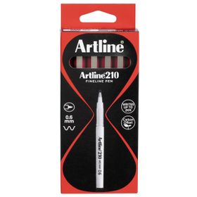 Artline 210N 06 MM Koyu Kırmızı Keçe Uçlu Yazı Kalemi