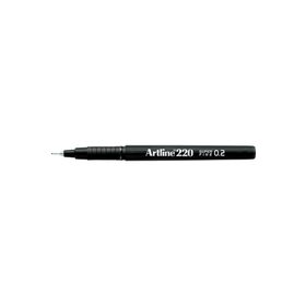 Artline 220 Super Fine Siyah 0.2 mm Keçe Uçlu Kalem