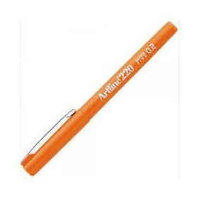 Artline 220N 0.2 mm Turuncu Super Fine İnce Keçe Uçlu Yazı Kalemi