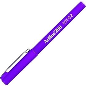 Artline 220N Super Fine İnce 0.2 mm Magenta Keçe Uçlu Yazı Kalemi