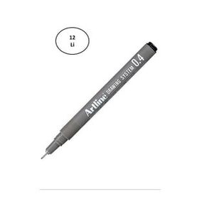 Artline 234 0.4 mm 12'li Siyah Çizim Kalemi