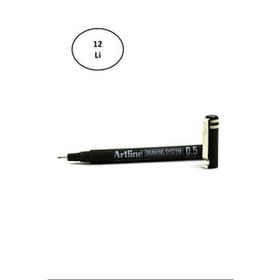 Artline 235 0.5 MM 12'li Siyah Çizim Kalemi
