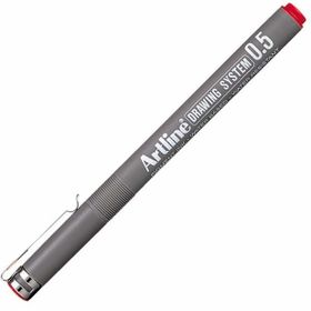 Artline 235 Kırmızı Drawing System 0.5 mm Çizim Kalemi