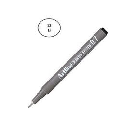 Artline 237 0.7 mm 12'li Siyah Çizim Kalemi