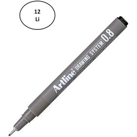Artline 238 0.8 mm Siyah 12'li Çizim Kalemi