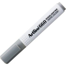 Artline 660 1.0-4.0 MM Pastel Gri Kesik Uç Fosforlu Kalem