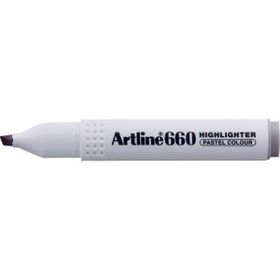Artline 660 1.0-4.0 MM Pastel Gri Kesik Uç Fosforlu Kalem