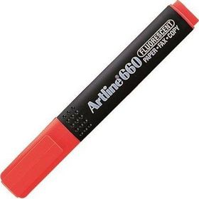 Artline 660 10-40 mm Kırmızı Kesik Uç Fosforlu Kalem