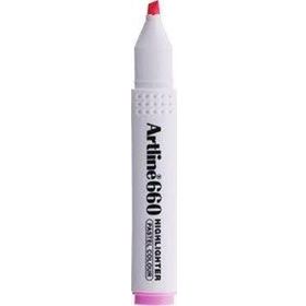 Artline 660 10-40 mm Koyu Pembe Kesik Uç Fosforlu Kalem