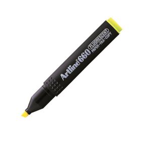 Artline 660 10-40 mm Koyu Sarı Kesik Uç Fosforlu Kalem