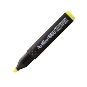 Artline 660 10-40 mm Koyu Sarı Kesik Uç Fosforlu Kalem