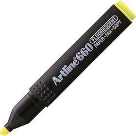 Artline 660 10-40 mm Koyu Sarı Kesik Uç Fosforlu Kalem