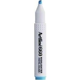 Artline 660 10-40 mm Mavi Kesik Uç Fosforlu Kalem