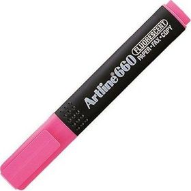Artline 660 10-40 mm Pembe Kesik Uç Fosforlu Kalem