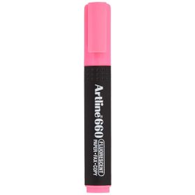 Artline 660 10-40 mm Pembe Kesik Uç Fosforlu Kalem
