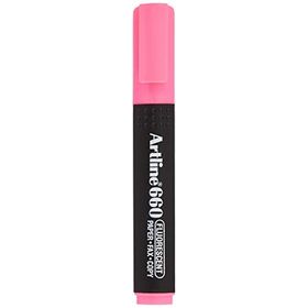 Artline 660 10-40 mm Pembe Kesik Uç Fosforlu Kalem