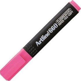 Artline 660 10-40 mm Pembe Kesik Uç Fosforlu Kalem