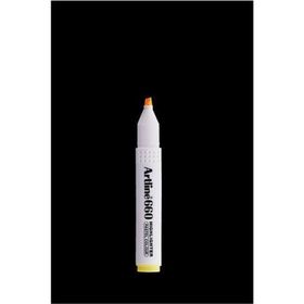 Artline 660 10-40 mm Sarı Kesik Uç Fosforlu Kalem