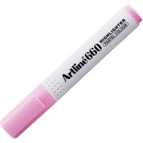 Artline 660 Kesik Uç 1.0-4.0 mm Pastel Pink Fosforlu Kalem